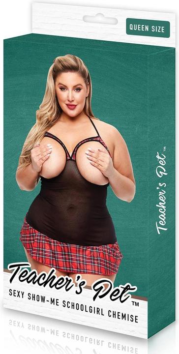 Produktbild Teacher's Pet Teacher's PetHOW ME SCHOOLGIRL CHEMISE (Plus Size)