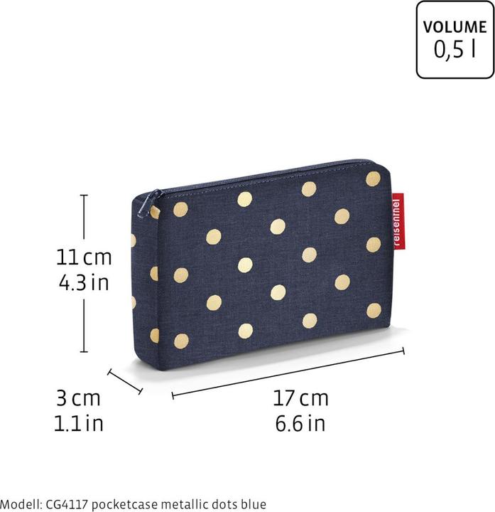 Actual product image reisenthel cityshopper 2 set #1 metallic dots blue