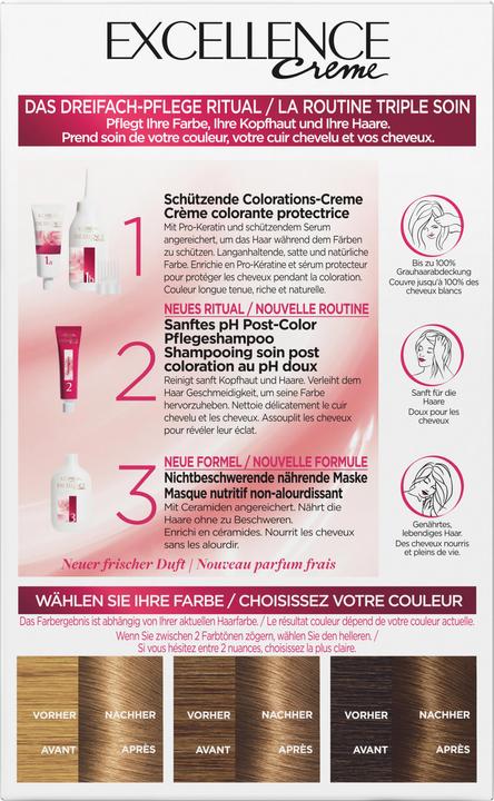 Produktbild L'Oréal Paris Excellence Cream (7 Mittelblond)