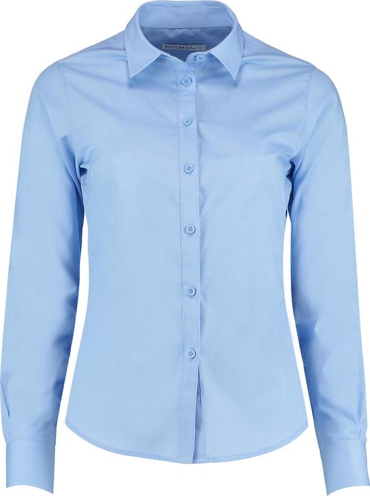 Actual product image Kustom Kit Long Sleeve Poplin Blouse (42)