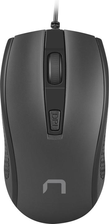 Actual product image Genesis Natec Optical Mouse HOOPOE 2 1600 DPI USB Black (Cable)