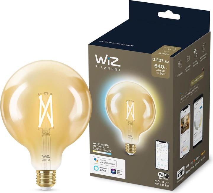 Produktbild WiZ Vintage Filament (E27, 6.70 W, 640 lm, 1 x, E)