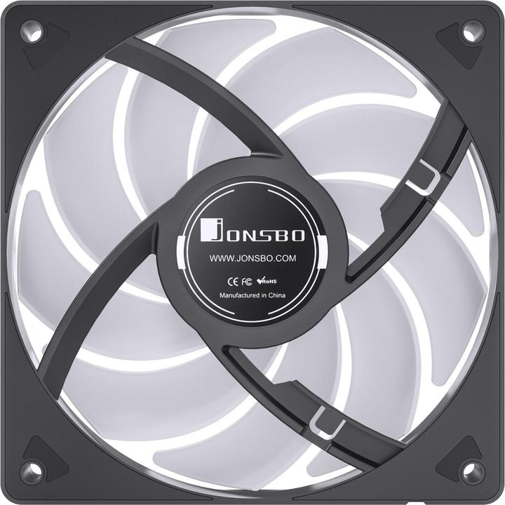 Actual product image Jonsbo SL-120, ARGB 5V 3PIN - black (120 mm, 1 x)