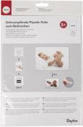 Rayher Feuille de plastique rétractable A4, blanche, 5 pi (5 x)