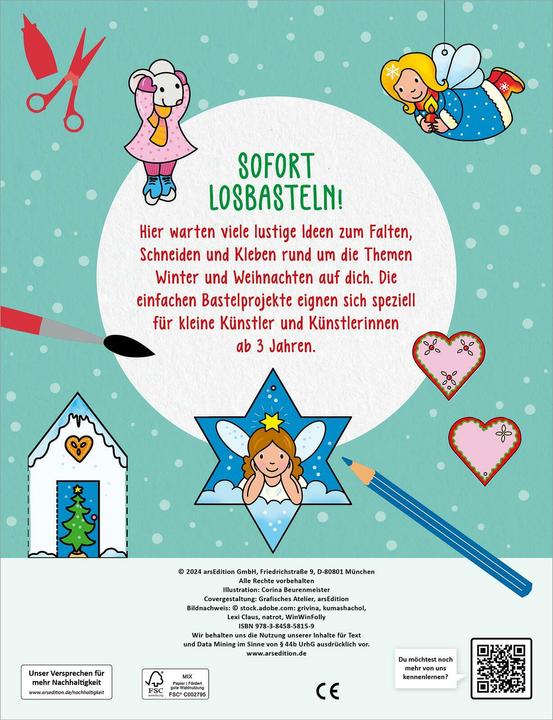 Immagine prodotto Bastelhefte: Mein erstes grosses Winter-Bastelheft (Tedesco, Corina Beurenmeister, 2024)