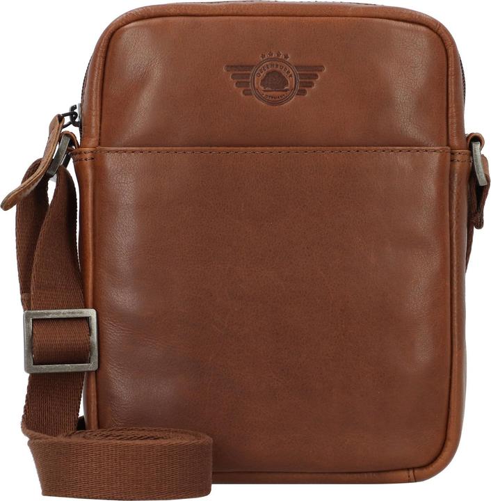 Actual product image Greenburry Vintage Mini Bag Umhängetasche Leder 17 cm