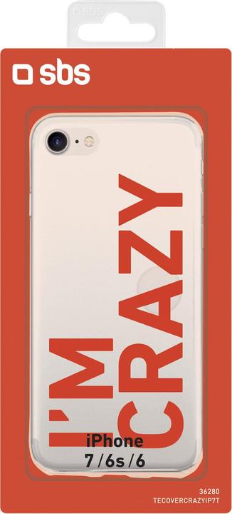 Immagine prodotto SBS Sono pazzo Cover per l'iPhone 8 / 7 / 6S / 6 (Apple iPhone 8, Apple iPhone 7)