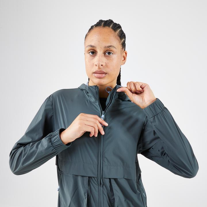 Image du produit Kiprun Veste de course à pied coupe-vent pour femme - Run 500 Wind vert (40)