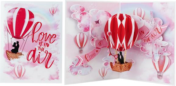 Produktbild MU Classic 3D Pop-Up Grusskarte - Love is in the air (1 Stk.)
