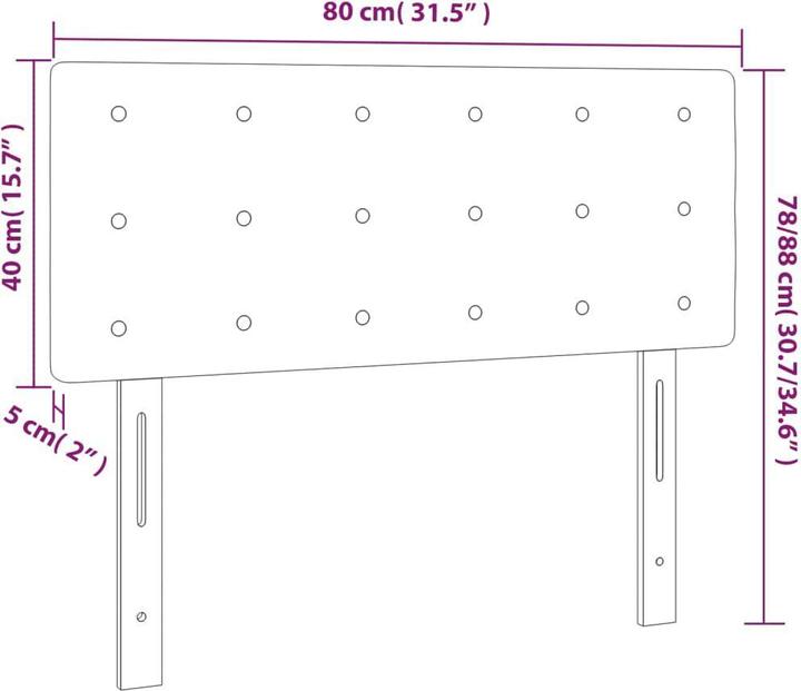 Actual product image VidaXL Kalli (80 x 5 x 88 cm)