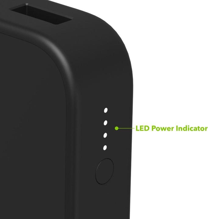 Actual product image Zagg MOPHIE POWERSTATION 10K WITH PD BLACK (20W USB C 2XUSB A 12W) (10000 mAh, 20 W)