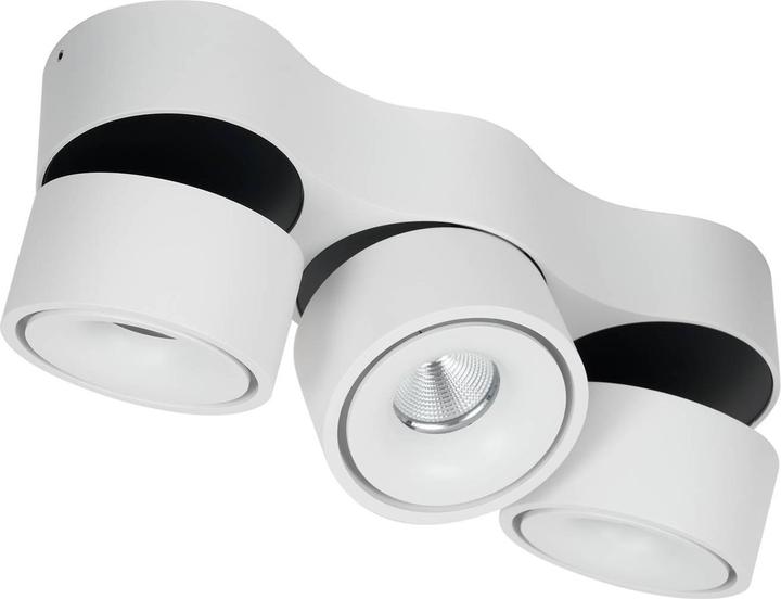 Actual product image Arcchio Rotari LED ceiling light, lenses, 3-light. (2400 lm)