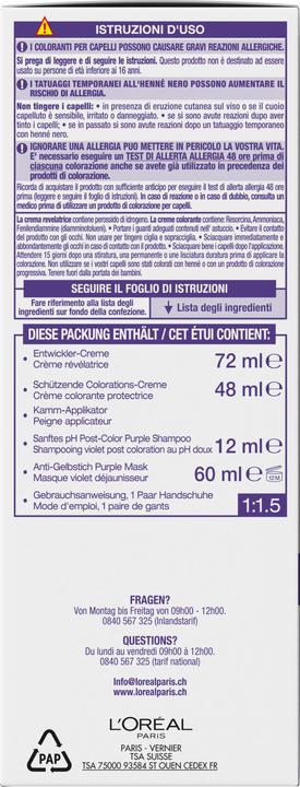 Produktbild L'Oréal Paris Excellence Purple (45601 Ultra Kühles Hellbraun)