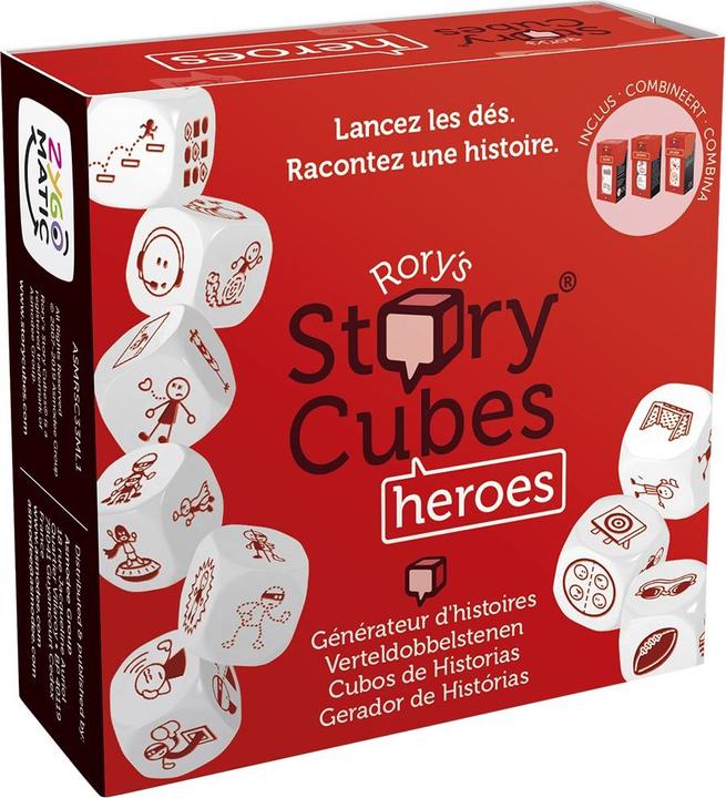 Actual product image Asmodée Dice game Rory's Story Cubes Heroes (German, French, Italian)