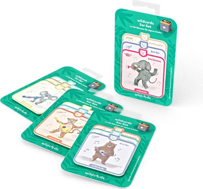 Actual product image Tigermedia Wildcard Swiss Edition (3 pieces with 120 minutes each) (German, Swiss German)