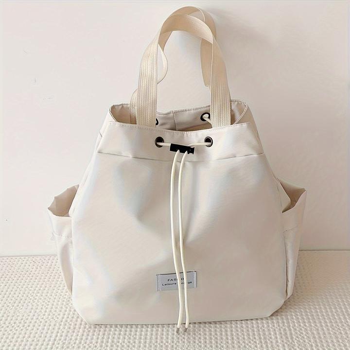 Only-Bags.Store Casual Drawstring Rucksack, leichte Umhängetasche, Preppy Style Portable Schoolbag