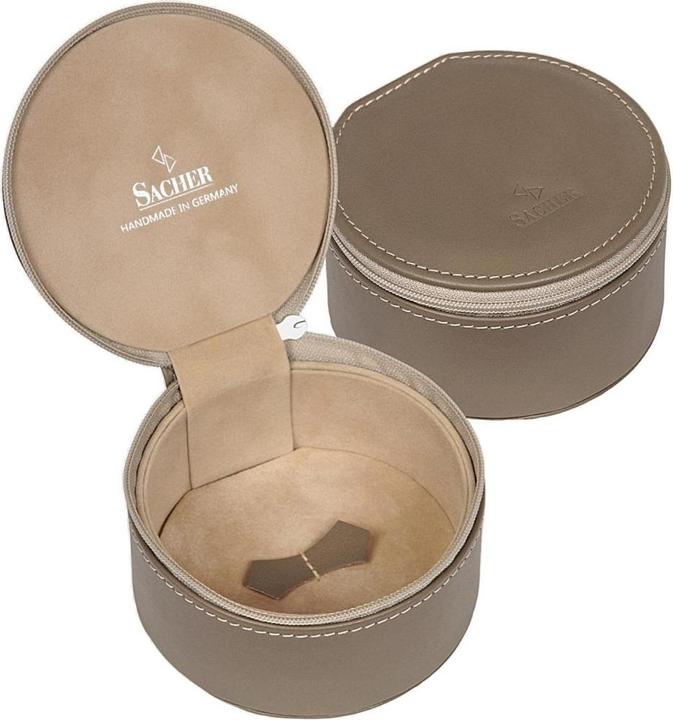 Actual product image Sacher B6.107.565943 - Jewellery box Betsy nature taupe leather
