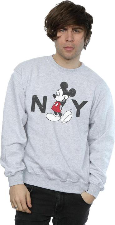Actual product image Disney Mens Mickey Mouse NY Sweatshirt (L)
