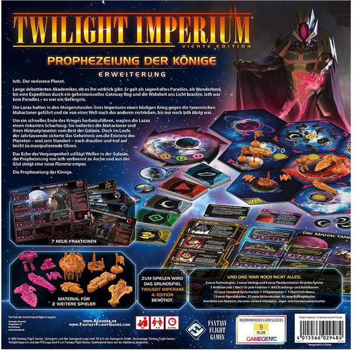 Image du produit FFG Jeu expert Twilight Imperium : Prophétie des rois (Allemand)