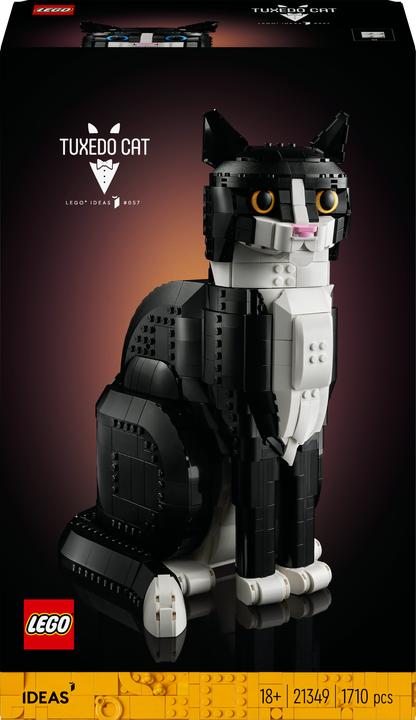 Produktbild LEGO Schwarz-weisse Katze (21349, LEGO Seltene Sets, LEGO Ideas)