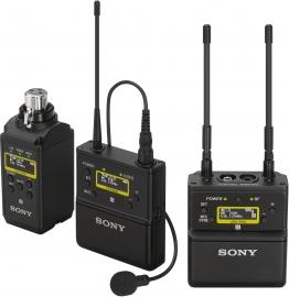 Image du produit Sony Kit de la série UWP-D, comprenant le récepteur URX-P40, l'émetteur de poche UTX-B40 et le