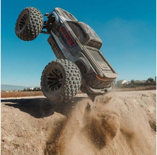 Actual product image Arrma M.TRUCK GRANITE BLX 1:10 4WD EP RTR 223S BLX Brushless - Gun Metal w/DSC (ARR Almost Ready to Run)