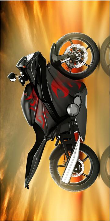 Jerry Motorbike Badetuch (70 x 140 cm)