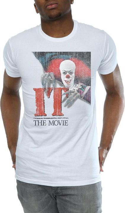 Actual product image It Mens Distressed Poster T-Shirt (S)