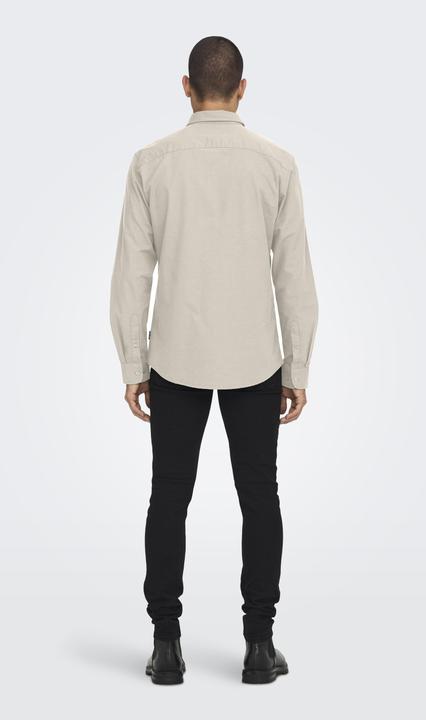 Produktbild Only & Sons Slim Fit Button-Down Kragen Hemd Oxford Hemd (L)