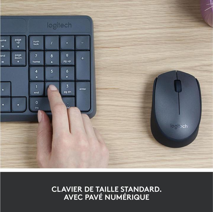 Produktbild Logitech Mk235 (CH, Kabellos)