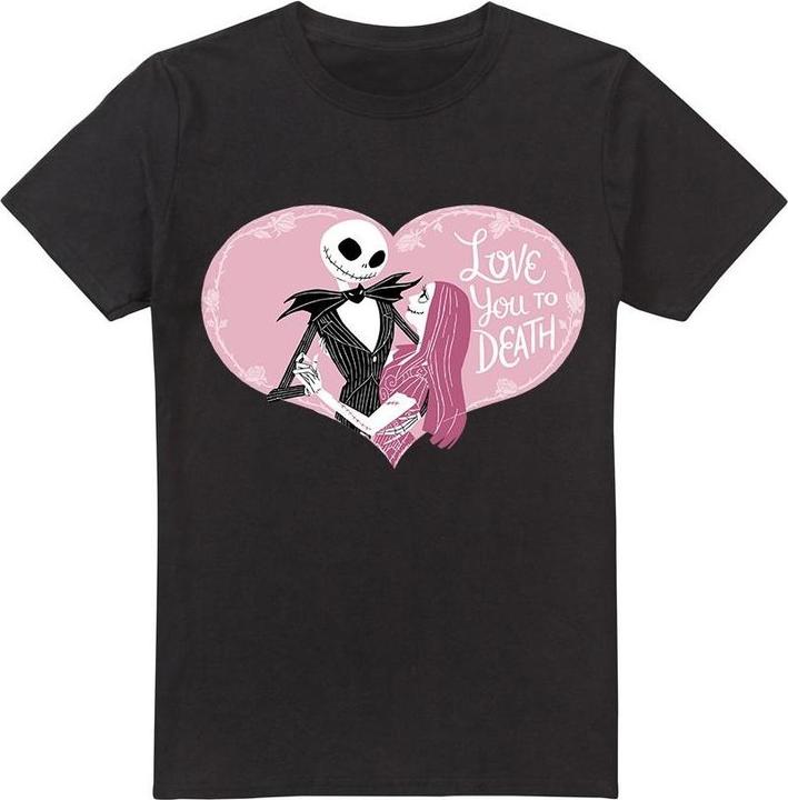 Produktbild The Nightmare Before Christmas Love You To Death TShirt Valentinstag (S)