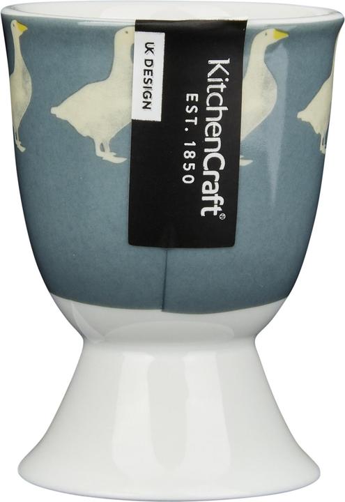Kitchen Craft KitchenCraft Porcelain Egg Cup, Goose Design, Labelled