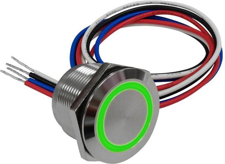 Immagine prodotto RND Components Interruttori a pulsante illuminati capacitivi, momentanei 1,5 A 30 VDC 1 commutazione IP68