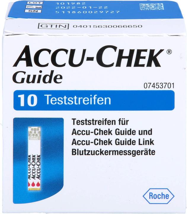 Produktbild Roche ACCU-CHEK Guide Teststreifen, 10 St. Teststreifen (Teststreifen)