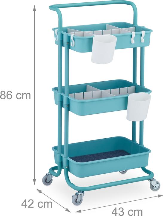 Actual product image Relaxdays Trolley