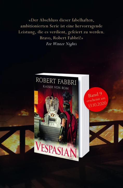 Image du produit Vespasian: Das ewige Feuer (Allemand, Robert Fabbri, 2020)