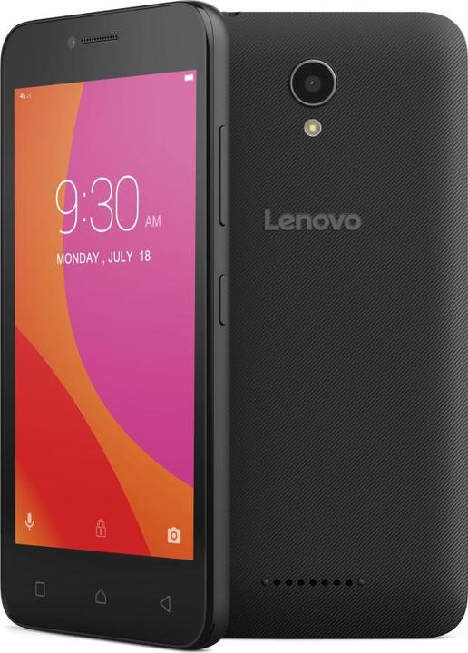 Productafbeelding Lenovo B (8 GB, Black, 4.50", Dubbele SIM, 5 Mpx, 4G)