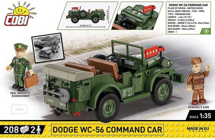 Actual product image Cobi 3111 Doge WC-56 command car D- day