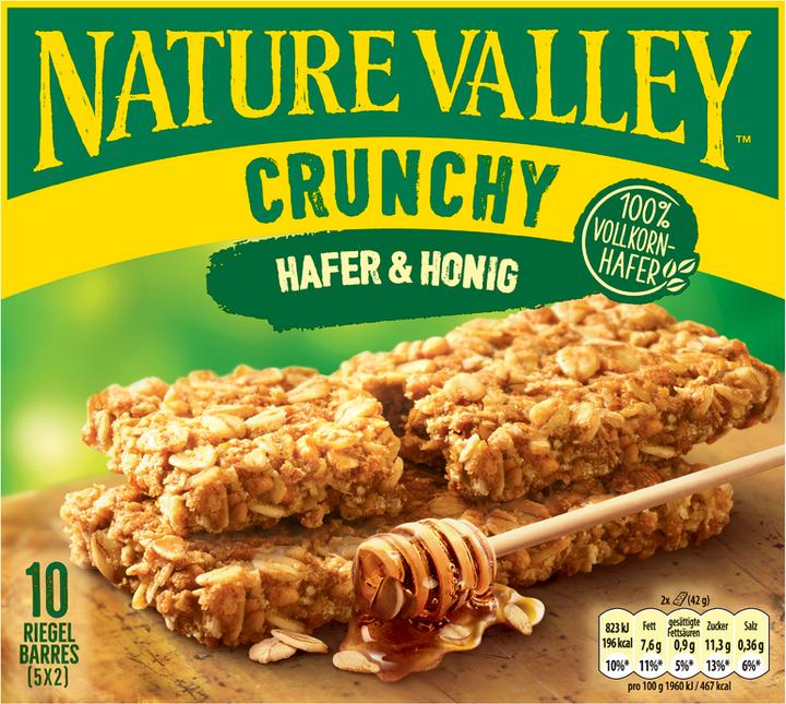 Actual product image Nature Valley Bars Oats & Honey 10 pieces (210 g)