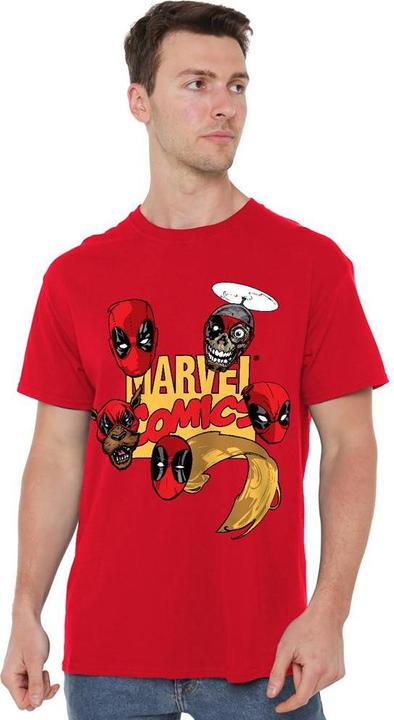 Immagine prodotto Deadpool Maglietta Teste di Personaggi Uomo (XL)