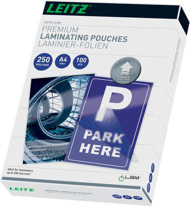 Image du produit Leitz Film de plastification (A4, 100 pièce(s), 250 µm)