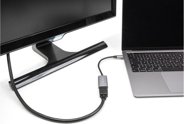 Actual product image Delock Adapter USB Type-C plug to HDMI socket (DP Alt Mod (USB-C, 16 cm)