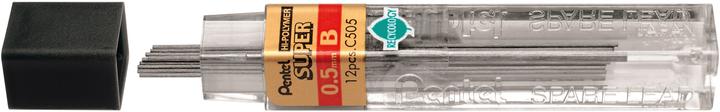 Actual product image Pentel Pencil leads Hi-Polymer Super (Refill, Graphite, 0.50 mm)
