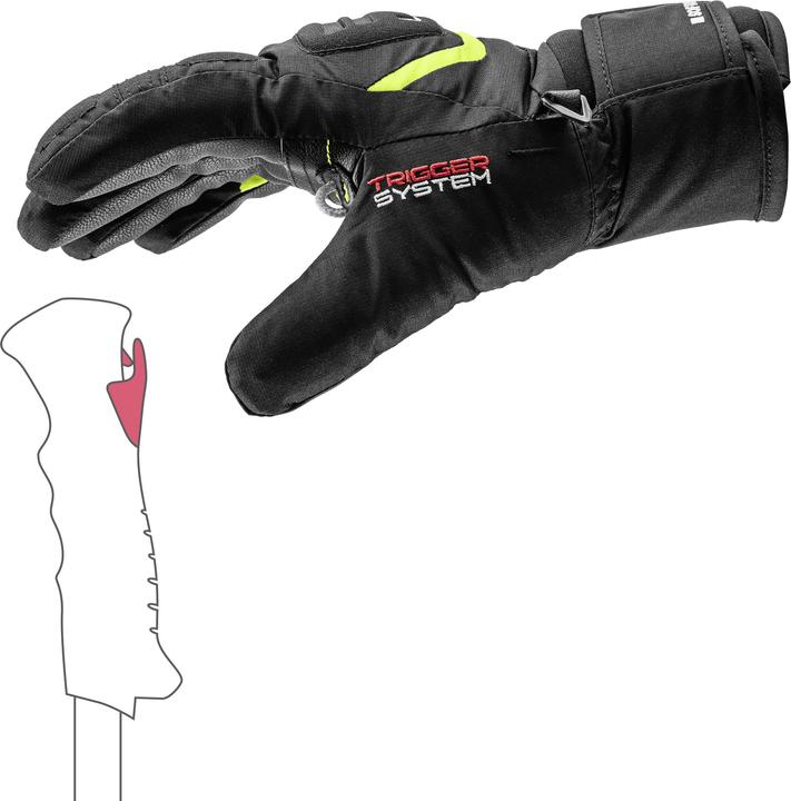 Actual product image Leki Griffin 3D Junior gloves black (5)