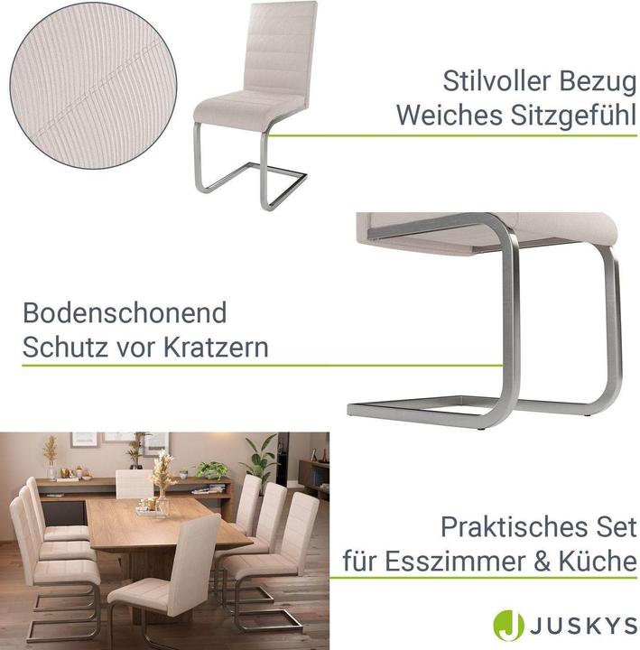 Actual product image Juskys Vegas cantilever chair