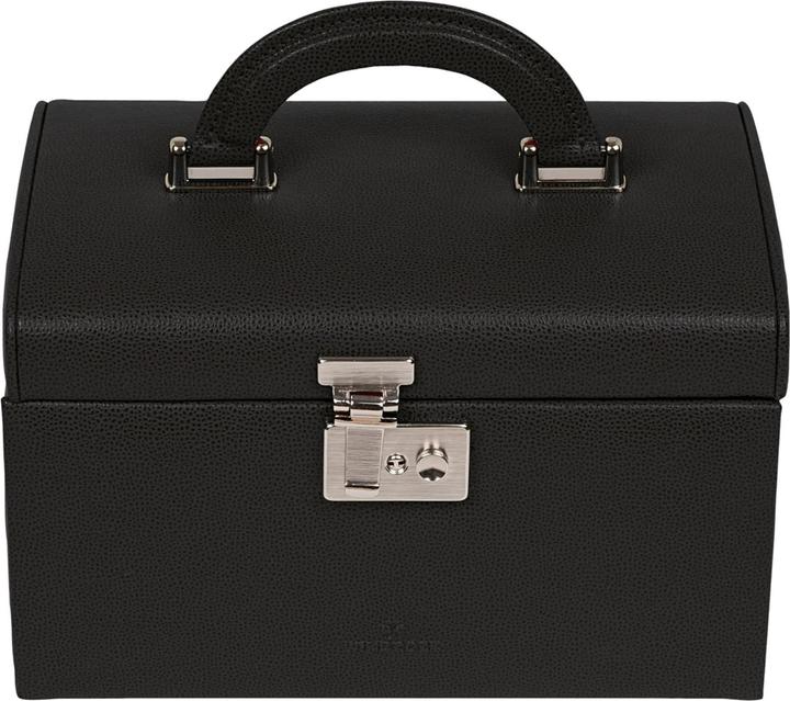 Windrose Beluga Schmuckkasten Leder 24.5 cm