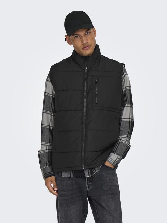 Immagine prodotto Only & Sons Gilet a collo alto trapuntato (M)