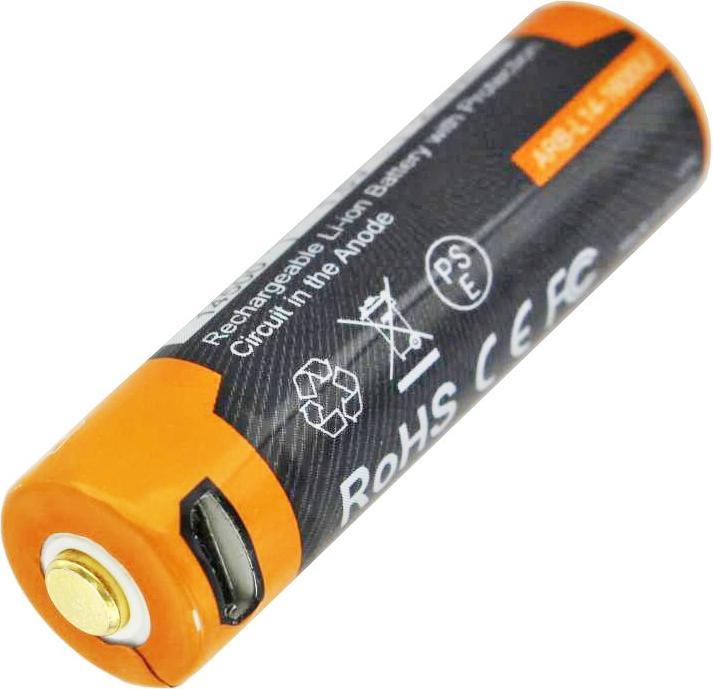 Image du produit AccuCell Akku Mignon AA LR6, mehrfach geschützt mit USB Ladekabel (1 pcs, AA, 1600 mAh)