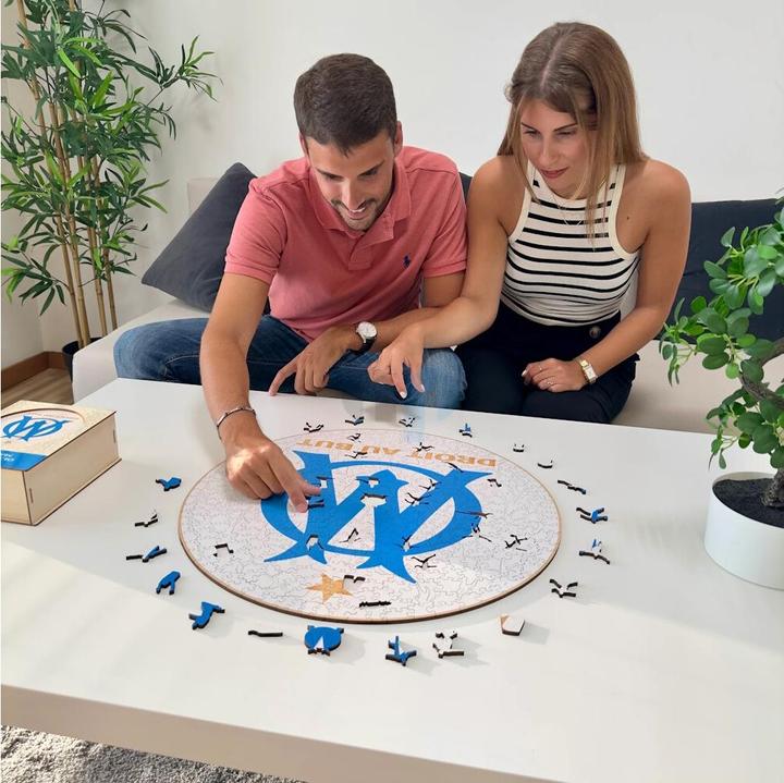 Immagine prodotto Iconic Olympique Marsiglia - Logo - Puzzle in Legno Taglia M (270 Pezzi) (270 pezzi)