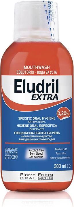Eludril Extra Mundspüllösung Lös (300 ml, Mundspülung)